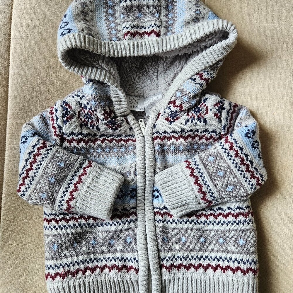 Soft knit baby sweater